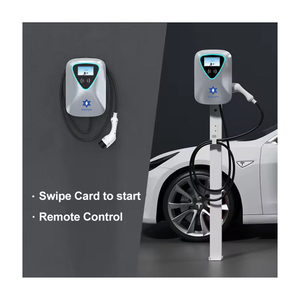 <span class=keywords><strong>Borne</strong></span> de <span class=keywords><strong>Recharge</strong></span> pour Véhicules <span class=keywords><strong>Électrique</strong></span>s AC 7kW Wallbox Rapide avec Interface GB Standard Nouvelle Blanc/Gris - Product Image 5