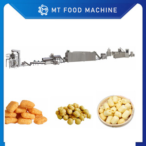 Máquina automática de línea de procesamiento de bolitas de queso y maíz con capacidad de 120 kg/h para fábrica de alimentos y bebidas - Product Image 4
