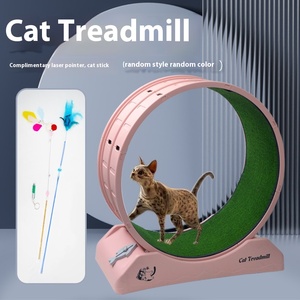 Treadmill Interaktif Bola Berguling Inovatif Modern Ramah Lingkungan untuk Anjing dan Kucing, Latihan Kebugaran, Bahan Plastik Tahan Lama, Sehat - Product Image 4