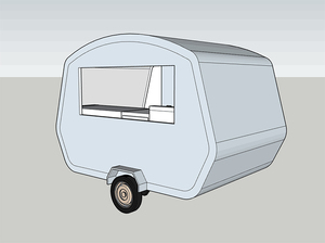Street Movable Tow <b>Bar</b> <b>Snack</b> Vending Mobile Food Trailer - Product Image 4