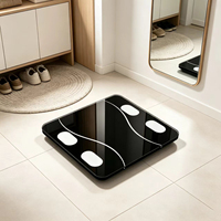 Balance connectée intelligente pour la composition corporelle (180 kg) – Pèse-personne de salle de bain avec mesure IMC – Offre spéciale fabricant