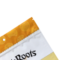 Sacs d'emballage réutilisables en plastique mylar imprimés personnalisés pour bonbons, biscuits, collations, fruits secs avec logo, emballage alimentaire