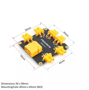 Carte de distribution d'alimentation <span class=keywords><strong>Holybro</strong></span> (PDB) XT30 pré-soudée PM02 PM02D PM03 PM06 <span class=keywords><strong>PM07</strong></span> Module X500 V2 pour pièces de drone FPV - Product Image 6