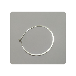 Quantité en vrac Boucles d'oreilles rondes en argent sterling 925 pour femmes Résultats et composants de bijoux de mode - Product Image 1