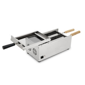 Four <span class=keywords><strong>à</strong></span> gâteau cheminée électrique 2 bâtons roulants Kurtos Kalacs Making Maker Four Ice Cream Cone Baking <span class=keywords><strong>Machine</strong></span> - Product Image 5