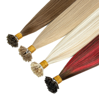 Extensions de cheveux humains Remy de qualité supérieure à pointe plate avec kératine pour usage professionnel en salon de beauté