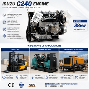 เครื่องยนต์ดีเซล SCDC ISUZUU <span class=keywords><strong>C240</strong></span> 2.369 ลิตร 38 กิโลวัตต์ 3000 รอบต่อนาที 4 สูบ สำหรับรถยก เครื่องกำเนิดไฟฟ้า เครื่องจักรอุตสาหกรรม ผู้ผลิต OEM - Product Image 4
