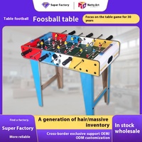 Mini Baby-Foot d'Intérieur de Table pour Enfants, Machine de Football MDF Colorée, Jeu d'Usine en Gros pour le Divertissement des Enfants