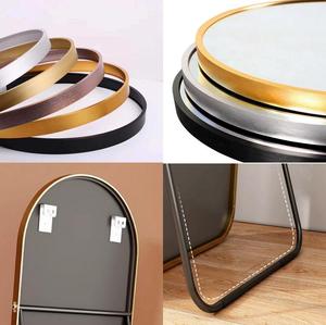 Full-Length Dressing Mirror with Arch Shaped Alloy <strong>Frame</strong> Simple Design Economically Priced <strong>Large</strong> Floor Mirror - Product Image 4