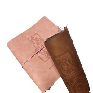 Reliure à feuilles mobiles en cuir PU rétro pour ranger les billets <span class=keywords><strong>de</strong></span> cinéma, <span class=keywords><strong>de</strong></span> train, <span class=keywords><strong>de</strong></span> concert, <span class=keywords><strong>de</strong></span> <span class=keywords><strong>voyage</strong></span> et les souvenirs, format A5, 3,4 x 5,6 pouces - Product Image 5