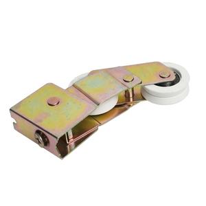 Sıcak satış naylon plastik rulman kapı silindir kasnak tekerlekler kapı silindirleri alüminyum sürgülü kapı tekerlekleri kaymak rulo tekerlekler - Product Image 1