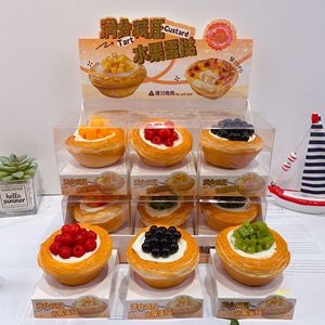 Juguete Sensorial con Forma de Comida Realista, Juguete Antiestrés Creativo con Forma de Croissant, Hot Dog, Soufflé y Pastel - Product Image 4