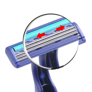 Dao Cạo Râu Theo Yêu Cầu Của Nhà Sản Xuất Chuyên Nghiệp Dao Cạo Ba Lưỡi An Toàn Dùng Một Lần Cho Nam Chăm Sóc Cá Nhân - Product Image 4