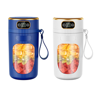 Nieuwe Usb Oplaadbare Draagbare Blender Vers Geperst Vruchtensap Extractor 10 Messen Stalen Mes Mini Citrus Juicer Mixer