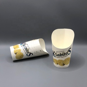 Gobelet en papier kraft blanc jetable pour frites et chips – Emballage de service économique – Meilleures ventes - Product Image 5