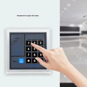Hot-bán longmei 125Khz kim loại bạc thẻ mật khẩu Bảng điều chỉnh hệ thống kiểm soát truy cập phụ kiện <span class=keywords><strong>ID</strong></span> Đầu đọc thẻ điện tự động - Product Image 3