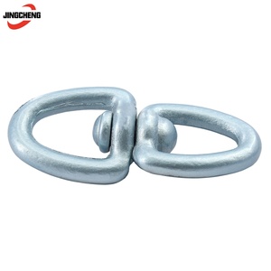 Émerillon <span class=keywords><strong>double</strong></span> à œil pour la levée de charges lourdes, pour élingues de levage à chaîne - Product Image 5