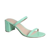 Nuova moda scarpe <span class=keywords><strong>sandali</strong></span> donna Sexy di lusso estate punta quadrata <span class=keywords><strong>tacco</strong></span> alto Slide pantofola con punta aperta a punta aperta <span class=keywords><strong>tacco</strong></span> <span class=keywords><strong>medio</strong></span> - Product Image 3