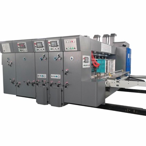 Tự động 1-5 Màu sắc hộp carton flexo máy in slotter chết cắt phim hoạt hình hộp làm máy đóng gói - Product Image 1