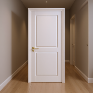 Porte intérieure à 2 panneaux en MDF massif, 32 po x 80 po, finition style ferme, pour cuisine - Product Image 3
