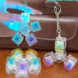 Porte-clés Fidget Spinner Rotatif de Haute Qualité, Testeur de Commutateur d'Axe Mécanique, Jouet pour Doigts, Pendentif de Sac à Dos - Product Image 1