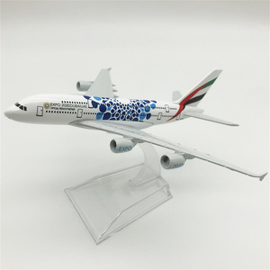 Cadeau promotionnel - Jouets en alliage moulé sous pression - Modèles d'avions Airbus A380 à l'échelle 1:400 - 16 cm - Métal avec design personnalisé - Product Image 2