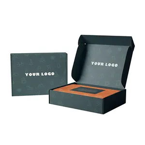 Boîtes d'emballage de vente au détail en papier d'impression personnalisées et boîte d'emballage en carton ondulé
