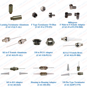 CATV 320 412 500สาย<span class=keywords><strong>540</strong></span>อเนกประสงค์ไปยังอะแดปเตอร์ของ5/8ขั้วต่อตัวเมีย - Product Image 4
