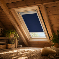 Store occultant pour fenêtre de toit Velux, rideau enrouleur anti-UV, réduction de chaleur, solution personnalisée