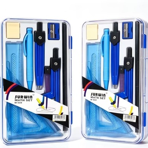 Hot Sale 11 PCS Plastic Box Student Geometry Compass Divider Math <b>Set</b> for School Student Math Exam Special Drawing <b>Tool</b> <b>Set</b> - Product Image 3