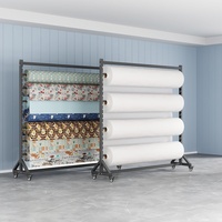 Support d'affichage pour film plastique bulle, tissu textile, nappe, isolation thermique automobile, pour film agricole et film pour terrains agricoles