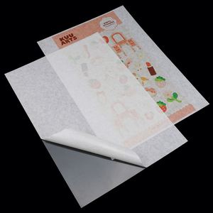 Hoja de Papel Autoadhesiva Semitransparente Mate con Reverso de Glassine y Adhesivo Acrílico Removible, Tamaños A0 A1 A2 A3 A4 - Product Image 3