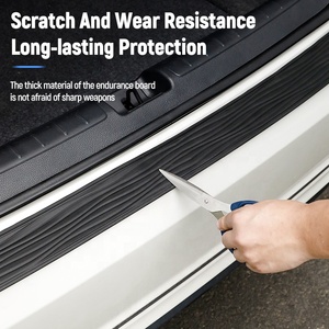 Bande <span class=keywords><strong>de</strong></span> protection <span class=keywords><strong>de</strong></span> pare-chocs arrière <span class=keywords><strong>de</strong></span> <span class=keywords><strong>voiture</strong></span> en PVC à texture ondulée, découpable, anti-rayures, protection <span class=keywords><strong>de</strong></span> <span class=keywords><strong>seuil</strong></span> <span class=keywords><strong>de</strong></span> coffre, autocollant <span class=keywords><strong>de</strong></span> protection <span class=keywords><strong>de</strong></span> <span class=keywords><strong>seuil</strong></span> <span class=keywords><strong>de</strong></span> <span class=keywords><strong>chargement</strong></span> arrière - Product Image 4