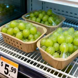 Confezione Riciclabile SenAng per Alimenti da Asporto, Scatola in Carta Kraft per Frutta con Fori di Ventilazione per Mirtilli, Ciliegie, Pomodori - Product Image 2