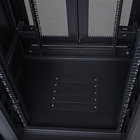 Armoire de serveur Unités de rack de serveur Fabricant en stock de Chine 42u Rack 600MM * 600MM Noir et gris 19 "Rack de serveur standard