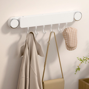 Suction Cup Knife Holder Wall Mounted Kitchen Utensil Rack Spoon Spatula Storage <b>Shelf</b> Plastic Organizer - Product Image 1