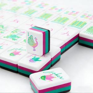 Póker de Melamina Plástica Personalizado al por Mayor, Diseño de Doble Cara con Estampado de Leopardo y Tortuga, Portátil, de Lujo, Moderno y de Calidad Profesional - Product Image 5