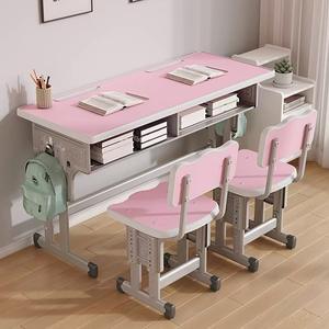 Conjuntos de Escritorio y Silla Ajustables Personalizables de Buena Calidad, Escritorios y Sillas Escolares, Silla y Mesa Dobles para Estudiantes - Product Image 5