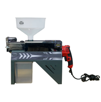 DAWN AGRO 2026 Petite perceuse électrique manuelle, machine à décortiquer le riz, décortiqueuse automatique de riz paddy pour usage domestique 220V