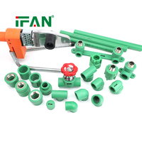 Accesorios de Plomería Termofusibles IFAN EN 15874, Todos los Tamaños, Color Personalizado, Moldeo por Inyección, Todos los Tipos de Accesorios de Plástico PPR