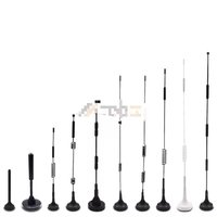 Antenne magnétique LTE 5dBi 698-2700MHz 3m S-MA Mâle Étanche VHF avec Base à Triple Aimant pour Capot, Pare-chocs et Kit de Montage au Sol