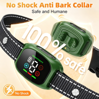 Collier anti-aboiement automatique pour chien, technologie de détection de vibrations intelligente, étanche IPX5, autonomie de 15 jours pour petits chiens - Entraînement canin