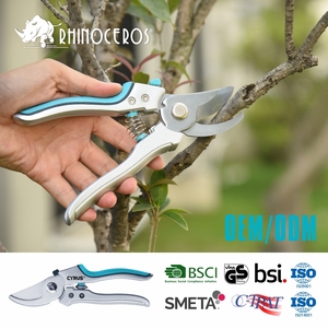 Rhinoceros nhôm xử lý nhiệm vụ nặng nề bỏ qua cây cây hoa tay cắt tỉa kéo thép không gỉ lưỡi vườn pruner - Product Image 1
