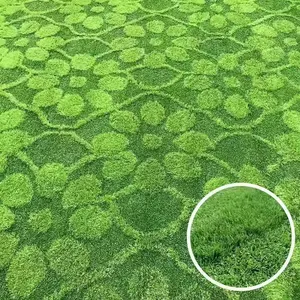 3D人造草皮草坪卷地毯装饰工厂批发定制人造草