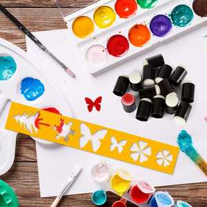 Set di Strumenti Artistici: Pennelli a Dito, Spugne per Disegno, Tamponi in Schiuma per Inchiostro, Timbri e Gessetti per Pittura e Artigianato - Product Image 5