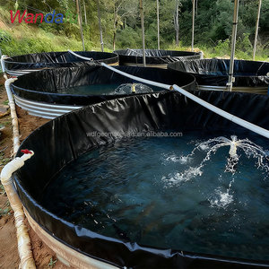 गोलाकार स्टील प्लास्टिक समग्र निर्माण स्थल मछली फार्म तालाब - Product Image 5