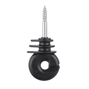 Fence Offset Ring Insulator Wood Post Fencing Screw Tape <b>Wire</b> Insulators Safe Garden Buildings Accessory J01 Plastic Frame Fence - Product Image 3