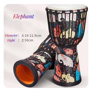 JELO SLG-AD-10-1 Tambor Djembé Africano Profesional de 8 Pulgadas para Niños, Suministro de Fábrica con Piel de Cabra para la Educación Musical Infantil - Product Image 3