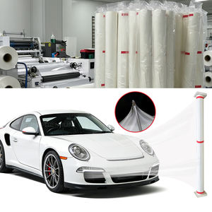 Haute brillance usine Stock PPF voiture Wrap vinyle <span class=keywords><strong>Film</strong></span> auto-cicatrisant dégagement d'air couleur changeant de <span class=keywords><strong>Streaming</strong></span> noir à charme rouge - Product Image 1