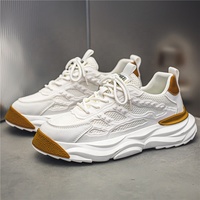 Y vente chaude chaussures pour hommes respirant bas semelle épaisse baskets décontractées course éveil style hommes chaussures